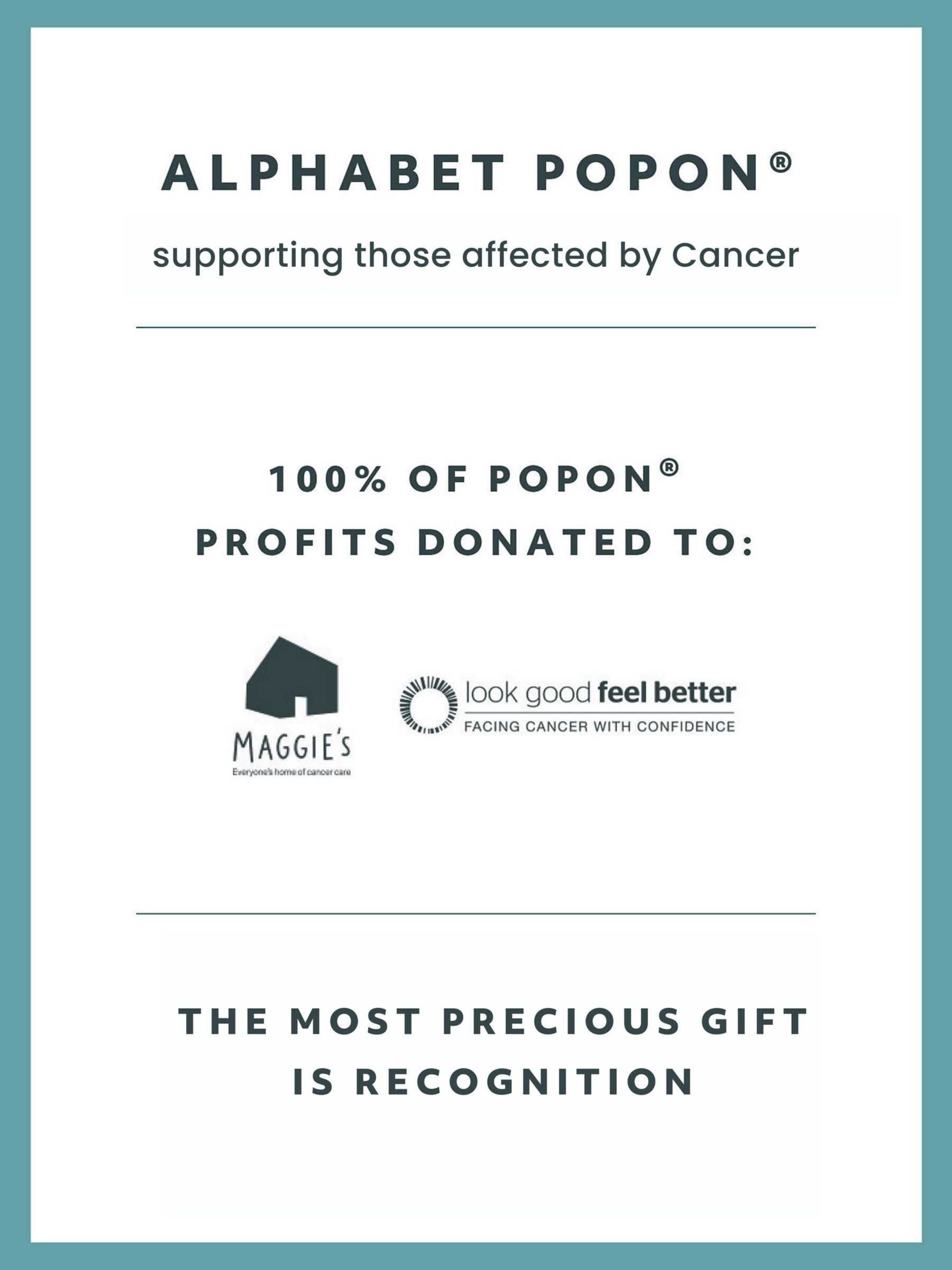 Buy Recognised Alphabet Popon Pendant Necklace, Gold Online at johnlewis.com