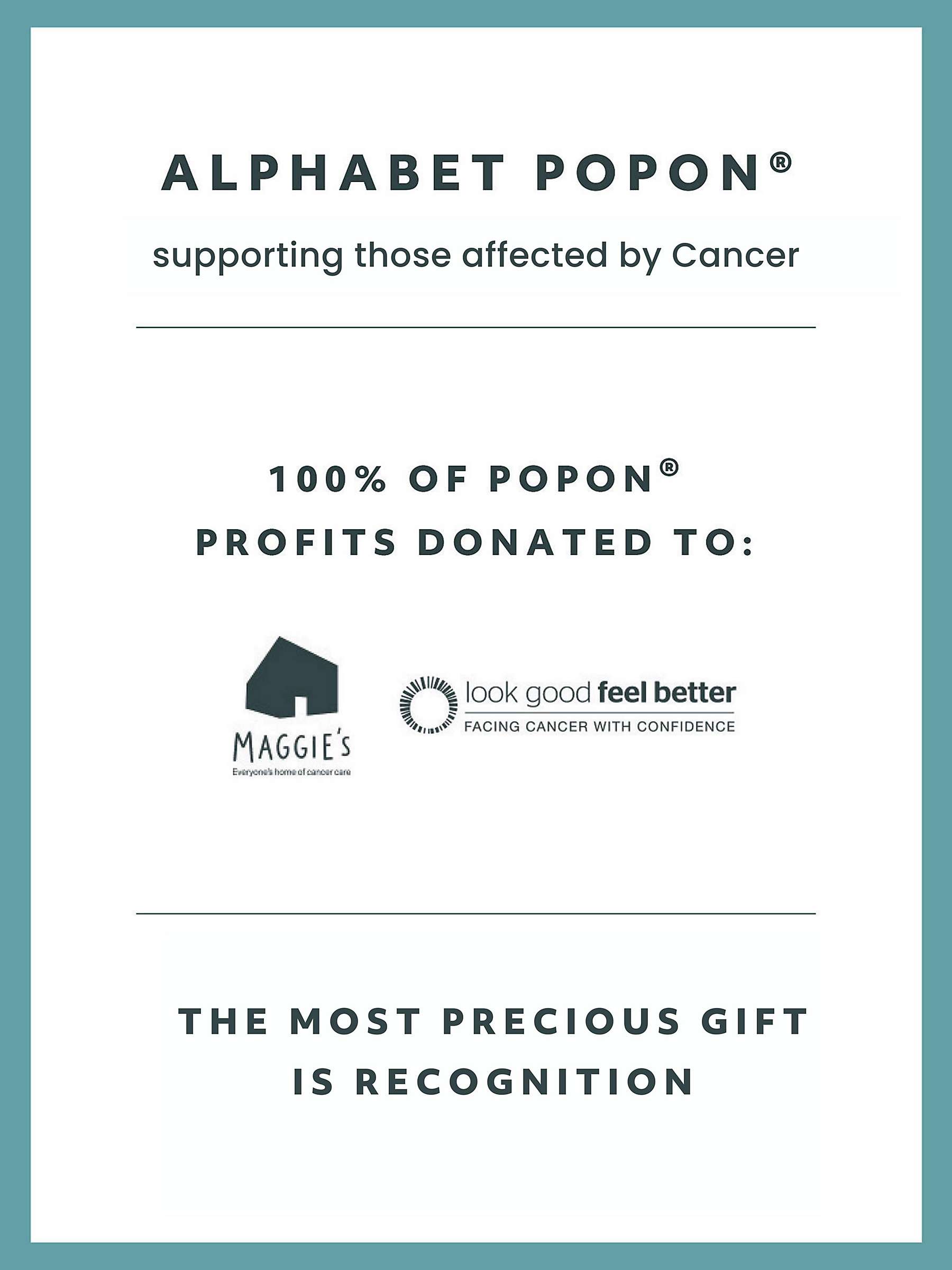 Buy Recognised Alphabet Popon Pendant Necklace, Gold Online at johnlewis.com