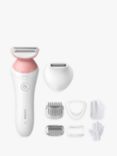 Philips Series 6000 BRL146/00 Cordless Wet & Dry Electric Lady Shaver, White