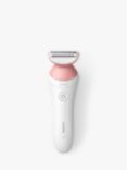 Philips Series 6000 BRL146/00 Cordless Wet & Dry Electric Lady Shaver, White