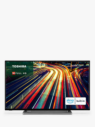 Toshiba 43LK3C63DB (2022) LED HDR Full HD 1080p Smart TV, 43 inch with Freeview Play, Black