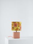 Orla Kiely Juniper Stem Ceramic Table Lamp, Light Pink