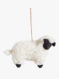 John Lewis Felt Hanging Lamb Decoration