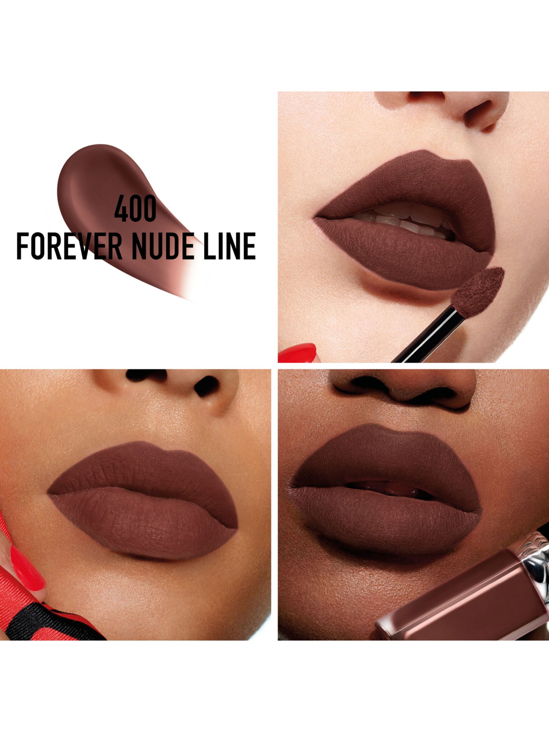 DIOR Rouge DIOR Forever Liquid Lipstick, 400 Forever Nude Line 2