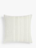 Mother of Pearl Organic Cotton Stitched Cushion, Small