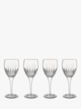 Luigi Bormioli Diamante Riesling White Wine Glass, Set of 4, 380ml, Clear