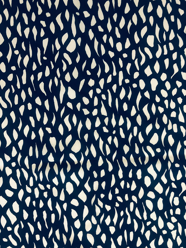 John Kaldor Hermione Dash Crepe Fabric, Royal Blue
