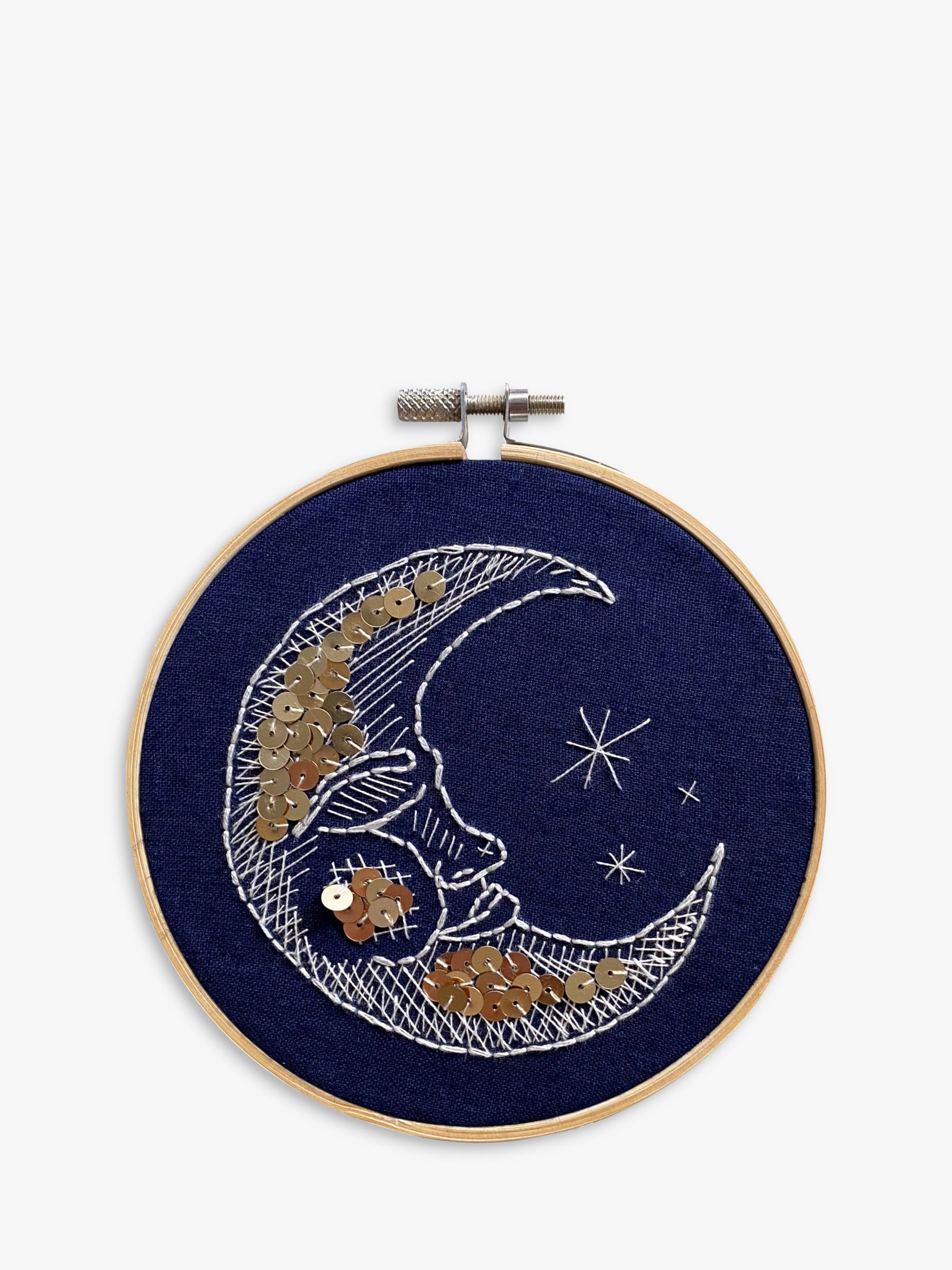 MakeBox & Co Moth & Moon Embroidery Kit