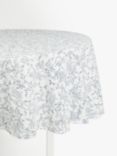 John Lewis ANYDAY Meadow Round Cotton Tablecloth, 180cm, Blue/White