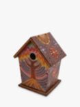 Wildlife World Wood Artisan Bird Nest Box, Natural/Multi