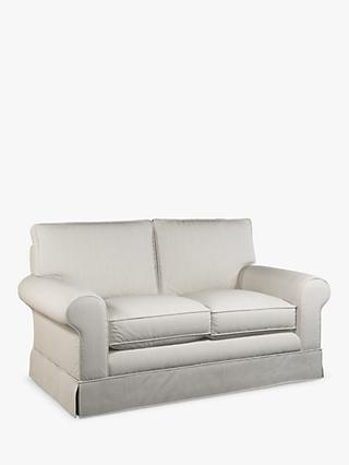 Padstow Range, John Lewis Padstow Medium 2 Seater Fixed Cover Sofa, Relaxed Linen Putty