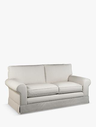 Padstow Range, John Lewis Padstow Large 3 Seater Sofa, Relaxed Linen Putty