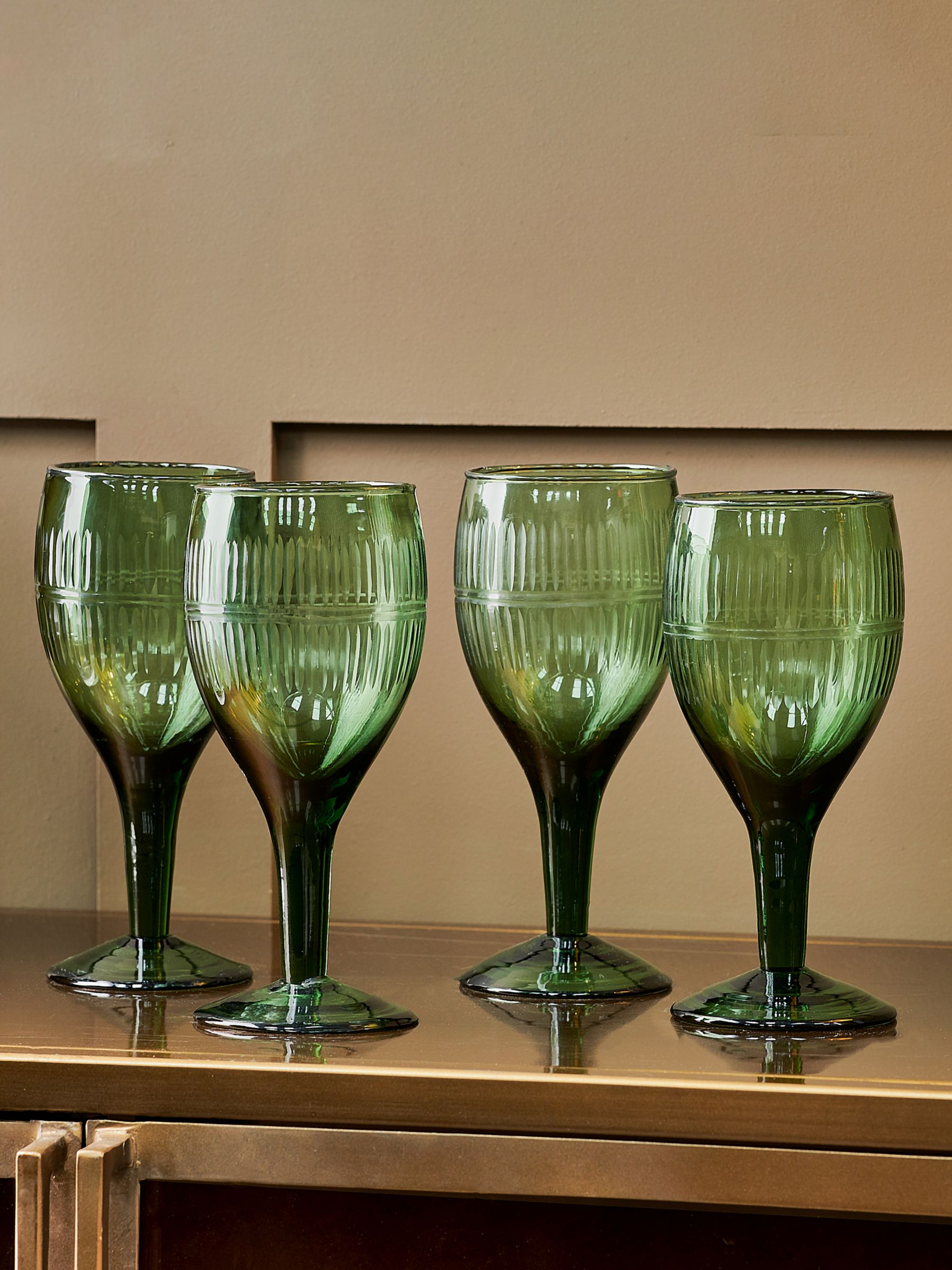 Nkuku Mila Wine Glass, Set of 4, 375ml