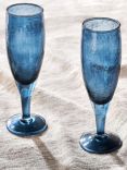 Nkuku Yala Champagne Glass, Set of 4, 210ml
