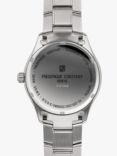 Frederique Constant FC-220NS5B6B Men's Date Bracelet Strap Watch, Silver/Navy