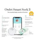 Owlet Duo Smart Sock 3 & Cam 2 Baby Monitor, Mint