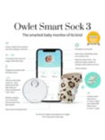 Owlet Duo Smart Sock 3 & Cam 2 Baby Monitor, Mint/Wild Child