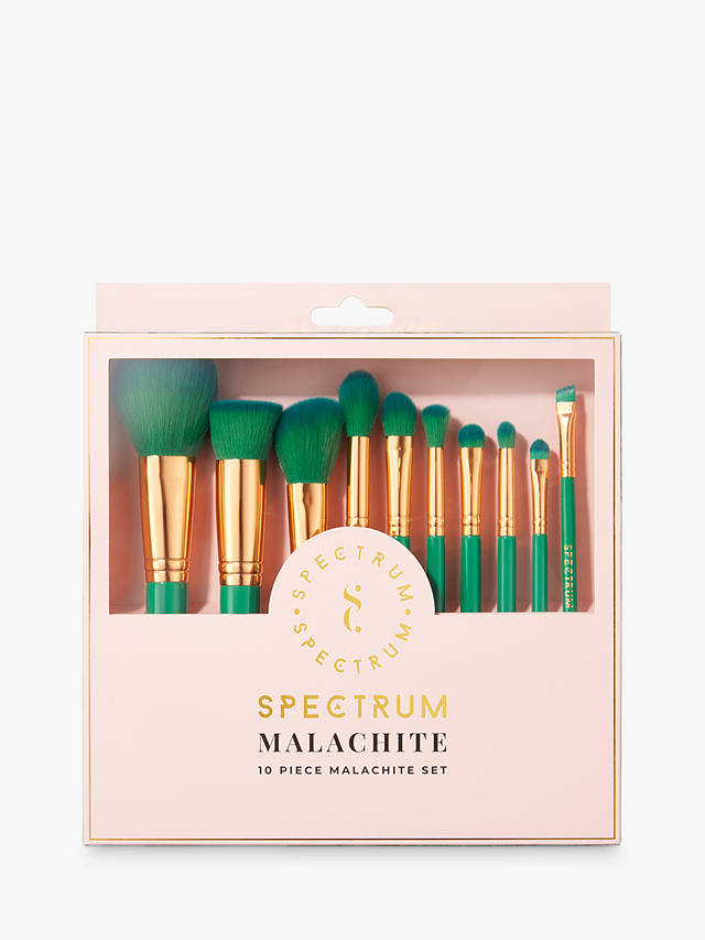 Spectrum 10 Piece Malachite Brush Set 2