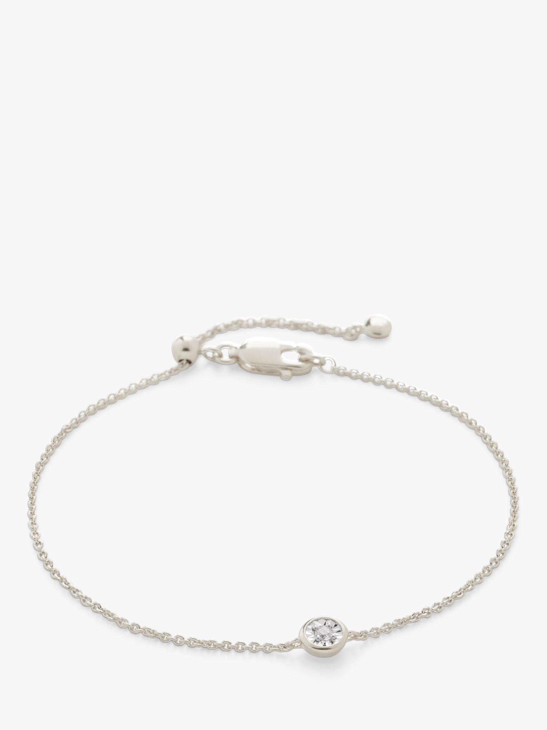 Monica Vinader Essential Diamond Chain Bracelet