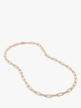 Monica Vinader Alta Textured Medium Chain Necklace, Gold
