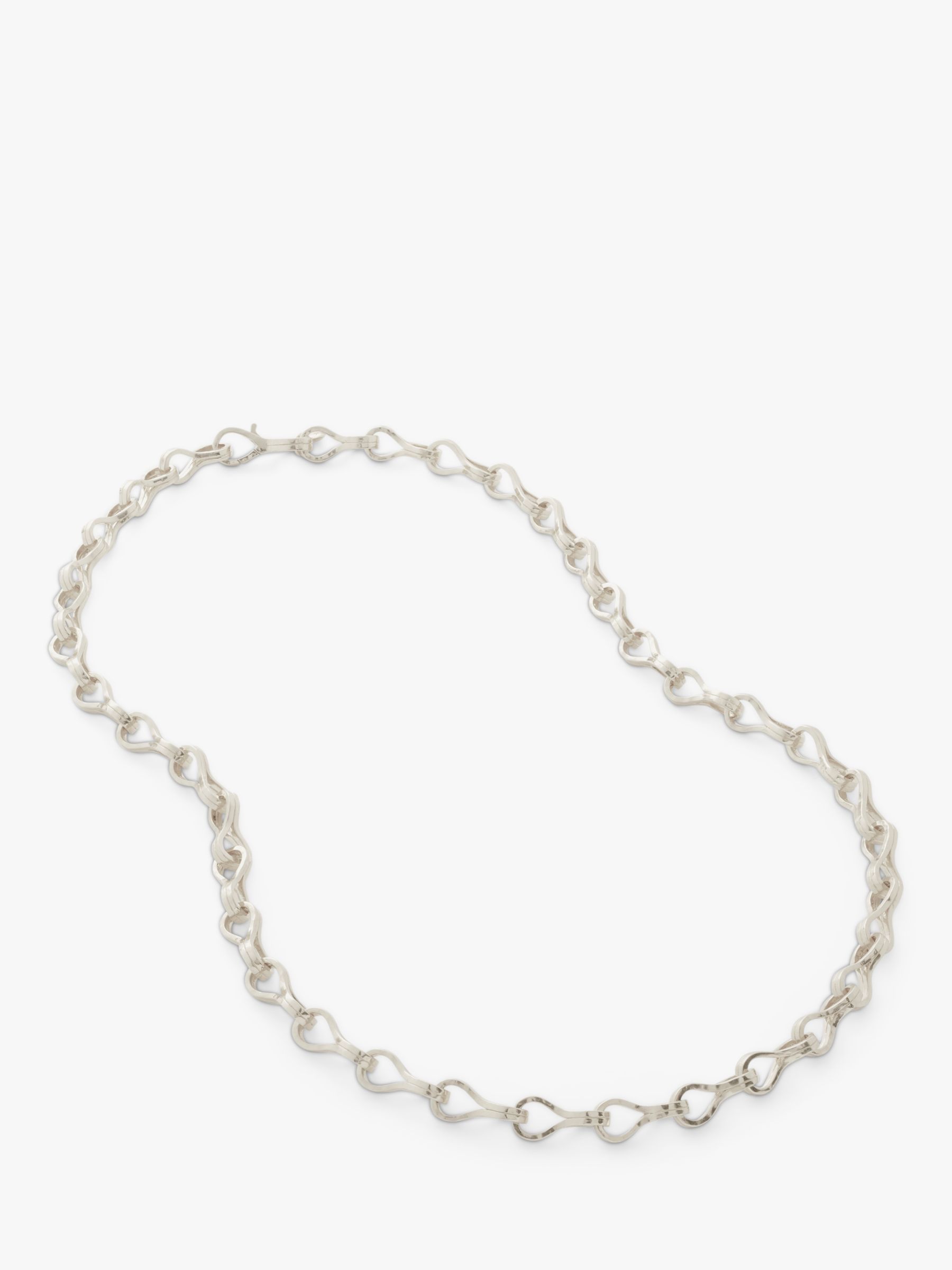 Monica Vinader Infinity Link Necklace, Silver