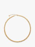 Monica Vinader x Kate Young Tennis Necklace, Gold