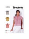 Simplicity Misses' Pullover Tops Sewing Pattern, S9546, A