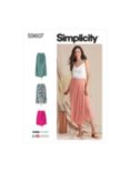 Simplicity Misses' Faux Wrap Skirt Sewing Pattern, S9607