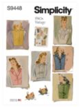 Simplicity Misses' 1940s Vintage Blouses Sewing Pattern, S9448, A