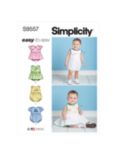 Simplicity Babies' Romper Sewing Pattern, S9557A