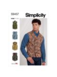 Simplicity Men's Waistcoats Sewing Pattern, S9457