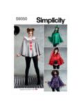 Simplicity Misses' Poncho Costume Sewing Pattern, SS9350, OS