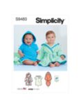 Simplicity Babies' Bath Set Sewing Pattern, S9483, A