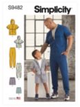 Simplicity Boys' and Men's Tracksuit Sewing Pattern, S9482, A