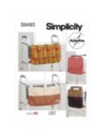 Simplicity Walking Frame Bags Sewing Pattern, S9493, OS