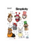 Simplicity Pet Accessories Sewing Pattern, S9497, A