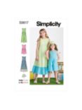 Simplicity Children's and Girls' Jumpsuit, Romper and Dress Sewing Pattern, S9617