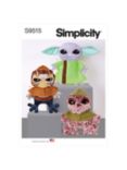 Simplicity Plush Aliens Sewing Pattern, S9515, OS