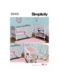 Simplicity Crib Set Sewing Pattern, S9405, OS
