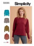 Simplicity Misses' Knit Tops Sewing Pattern, S9385, U5