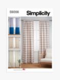 Simplicity Curtain Panels Sewing Pattern, S9356
