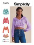 Simplicity Misses' Blouses Sewing Pattern, S9604