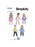Simplicity 46cm Doll Clothes Sewing Pattern, S9499, OS