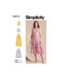 Simplicity Misses' Halter Tops and Skirts Sewing Pattern, S9613