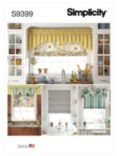 Simplicity Roman Blinds and Valances Sewing Pattern, S9399, OS