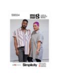 Simplicity Mimi G Unisex Shirt in Two Lengths Sewing Pattern, S9554A