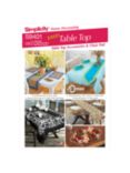 Simplicity Table Accessories and Seat Pad Sewing Pattern, S9401, OS