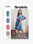 Simplicity Misses' Sweatshirt Dresses Sewing Pattern, S9380
