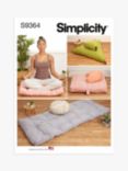 Simplicity Meditation Cushions Sewing Pattern, S9364