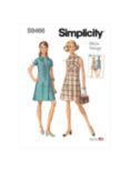 Simplicity Misses' 1960s Vintage Dress Sewing Pattern, S9466